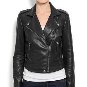 Lucky leather moto jacket